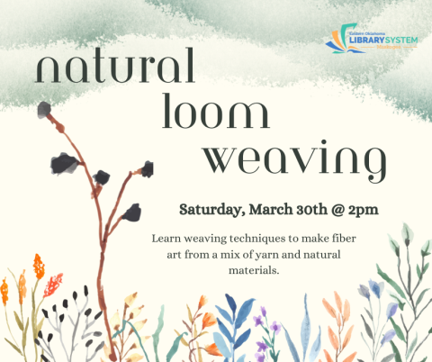 natural loom weaving for teens and young adults