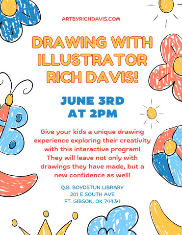 Drawing for Kids with Illustrator Rich Davis