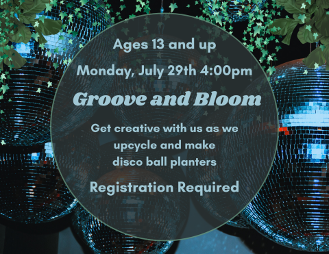 Get creative with us as we upcycle and make disco ball planters!