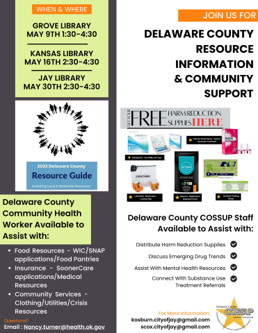 Delaware County Resource Information & Community Support Flyer