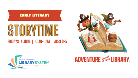 Early Literacy Storytime flyer