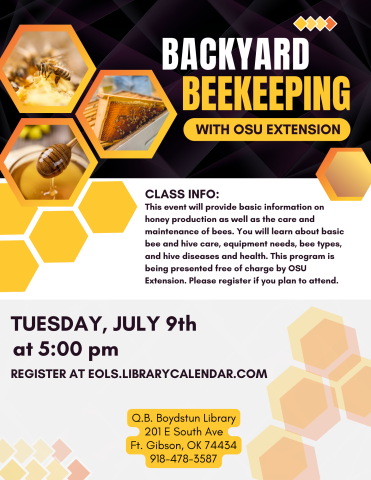 Backyard Beekeeping Flyer