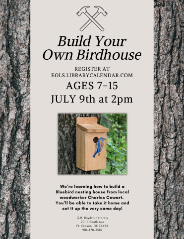 Build Your Own Birdhouse Flyer