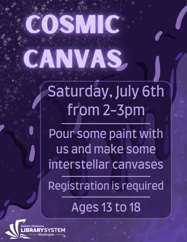 cosmic canvas flyer