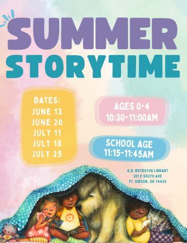 Summer Storytime Flyer
