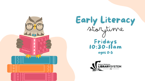 Early Literacy Storytime flyer