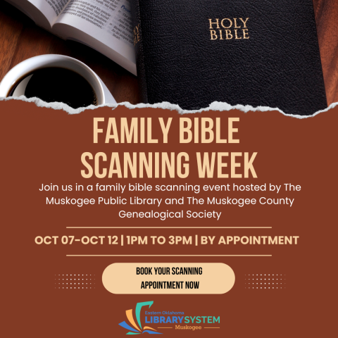 Poster for MPLs Bible Scanning Week
