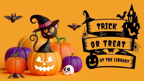 Trick or Treat at the Library event cover