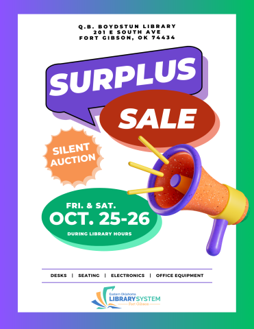 Surplus Sale Flyer