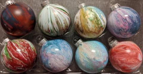 swirl ornaments