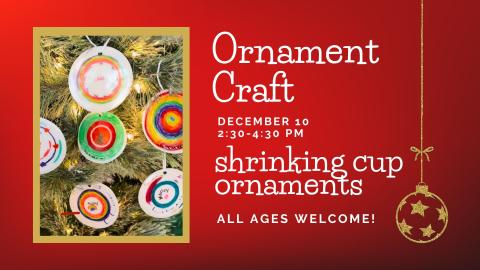 Make and Take Ornament Craft