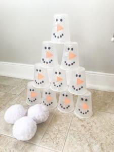 snowman bowling