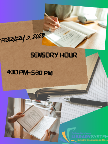 Sensory Hour Poster - Feb.