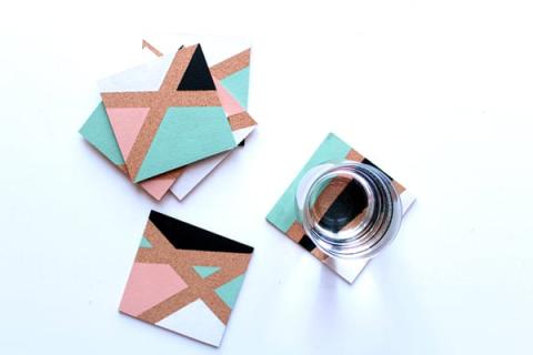 picture of painted coasters