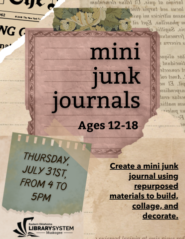 Mini Junk Journals Flyer