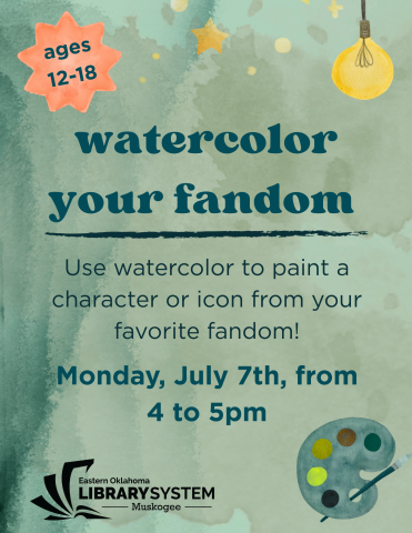 Watercolor Fandom Flyer