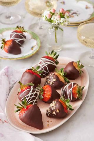 Picture of chocolate covered strawberries