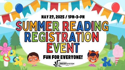 Summer Reading Registration May 27