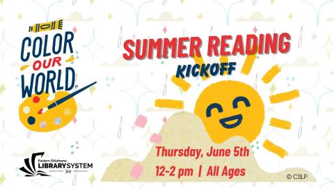 Summer Reading Kickoff flyer