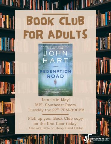 Join us as we discuss our book club book of the month: Redemption Road by John Hart