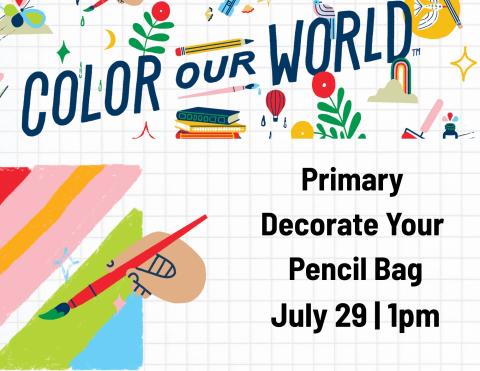 Decorate your pencil bag