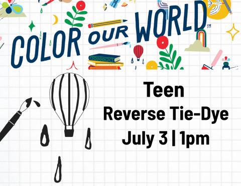 Teen Reverse Tie-Dye