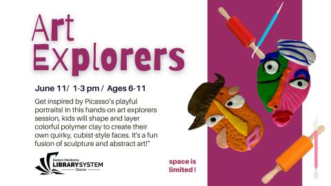 Art Explorers Polymer Clay Picasso Faces