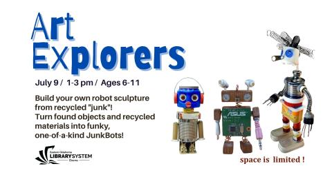 Art Explorers: JunkBot Found Object Sculpture