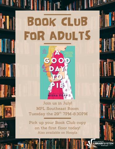 Join us in a lively discussion of A Good Day to Pie by Misha Popp