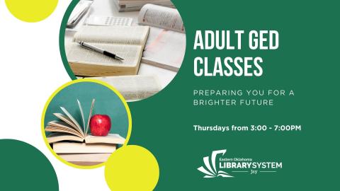 GED classes flyer