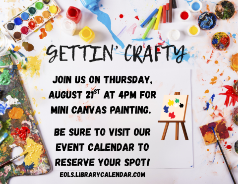 Mini Art Canvas Craft Event