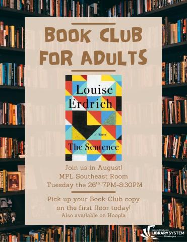 Join us in a lively discussion of the book: The Sentence by Louise Erdrich. 