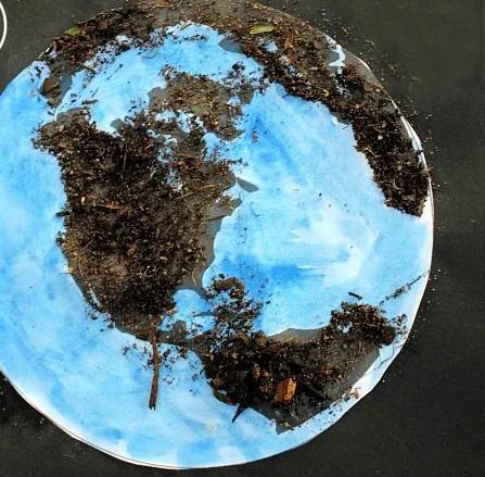 Earth Dirt Painting
