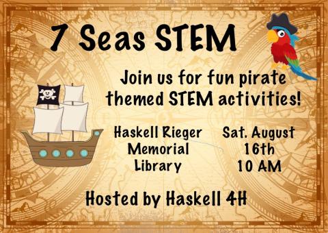 pirate themed stem flyer