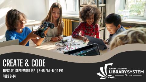 create & code