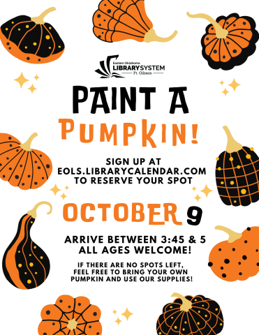 Paint a Pumpkin Flyer