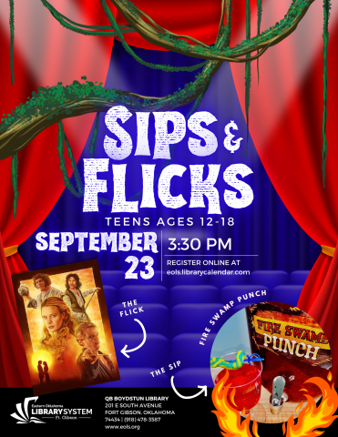 Sips & Flicks Flyer
