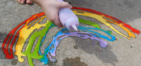 Fizzy Sidewalk Chalk