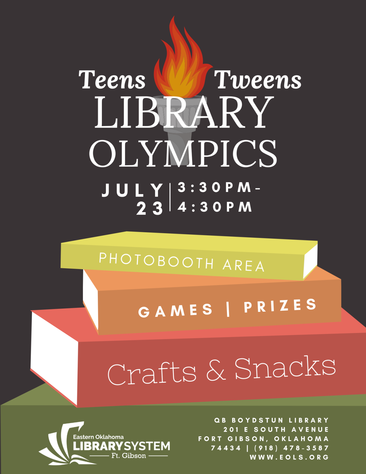 Library Olympics Flyer