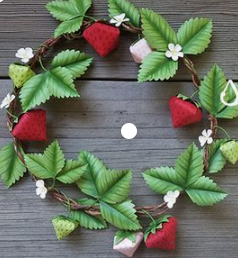 Strawberry Wreath