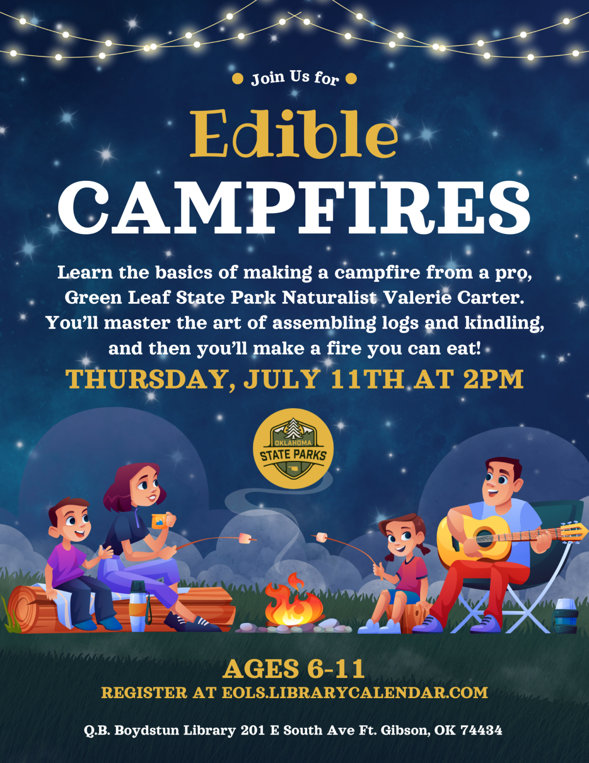 Edible Campfires Flyer