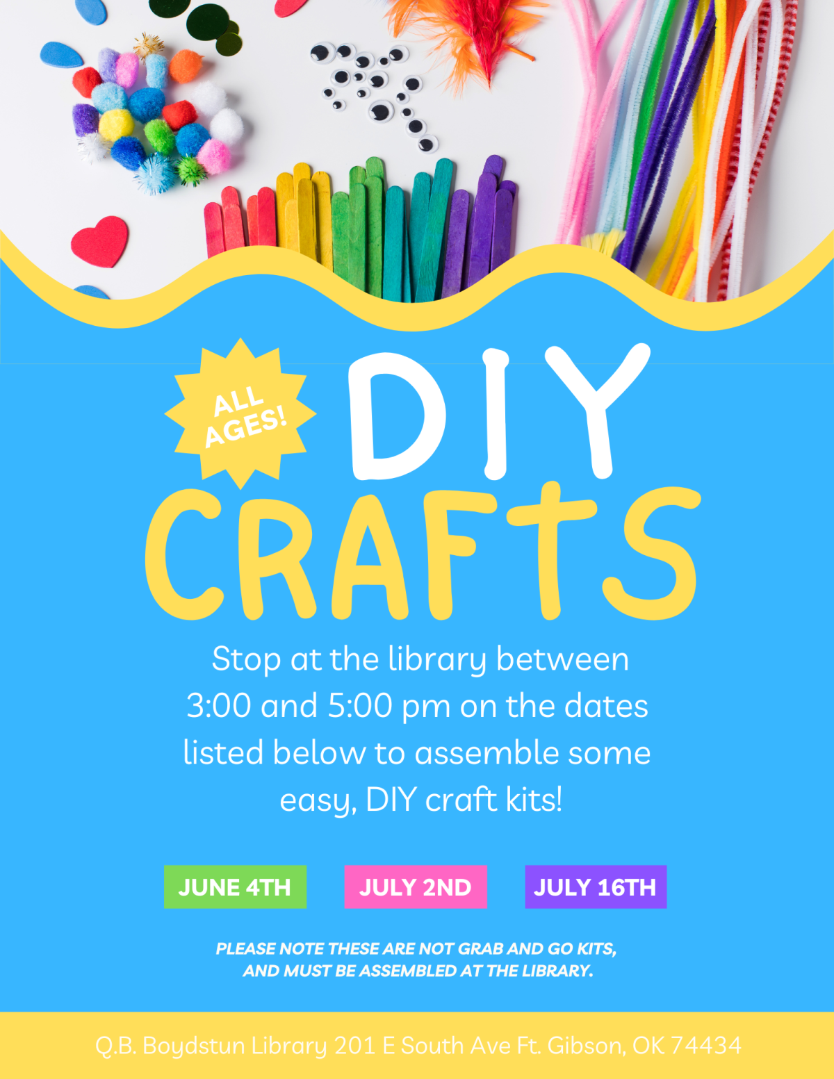 DIY Crafts Flyer