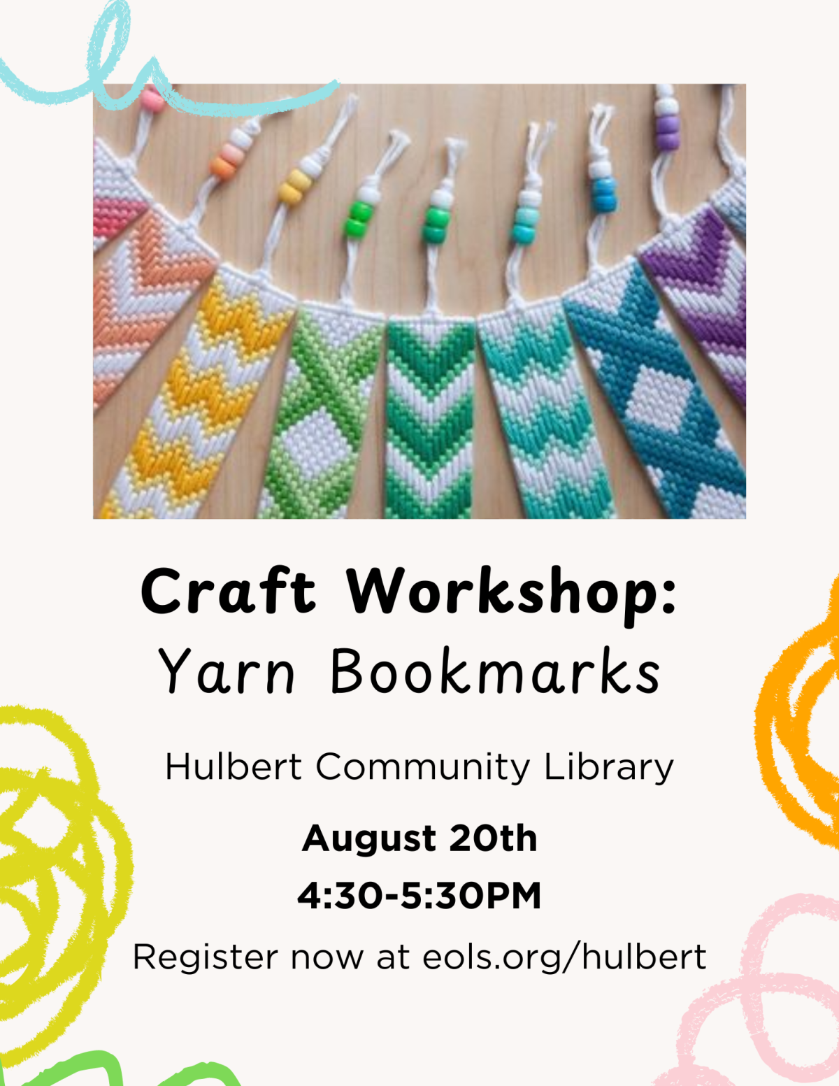 Craft Workshop: Yarn Bookmarks