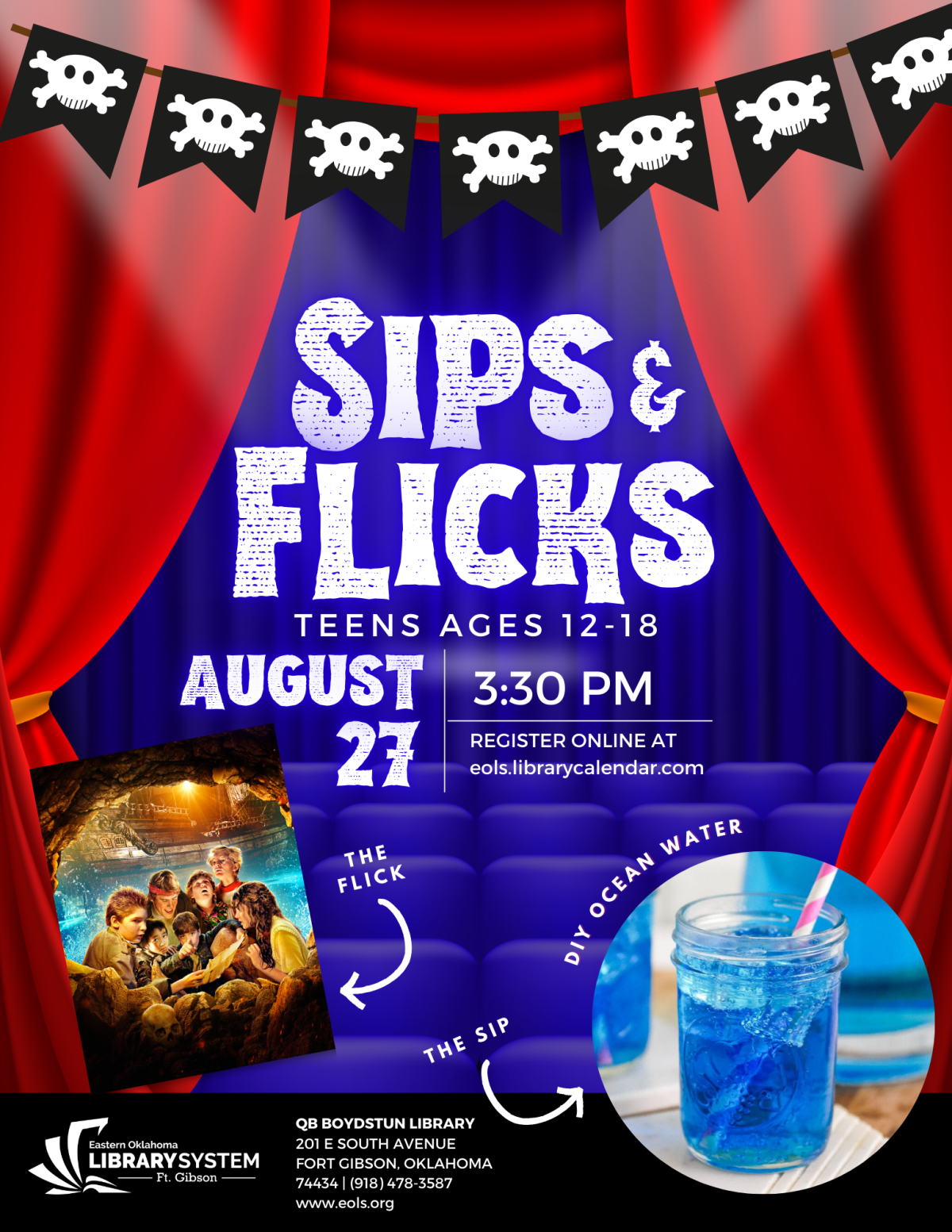 Sips & Flicks Flyer