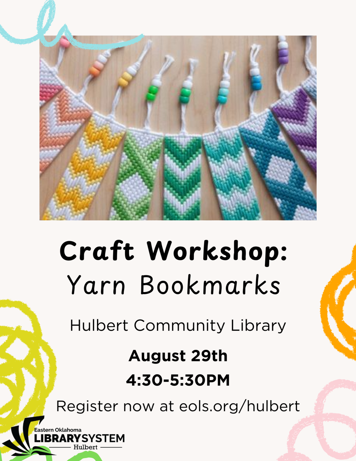 Craft Workshop: Yarn Bookmarks