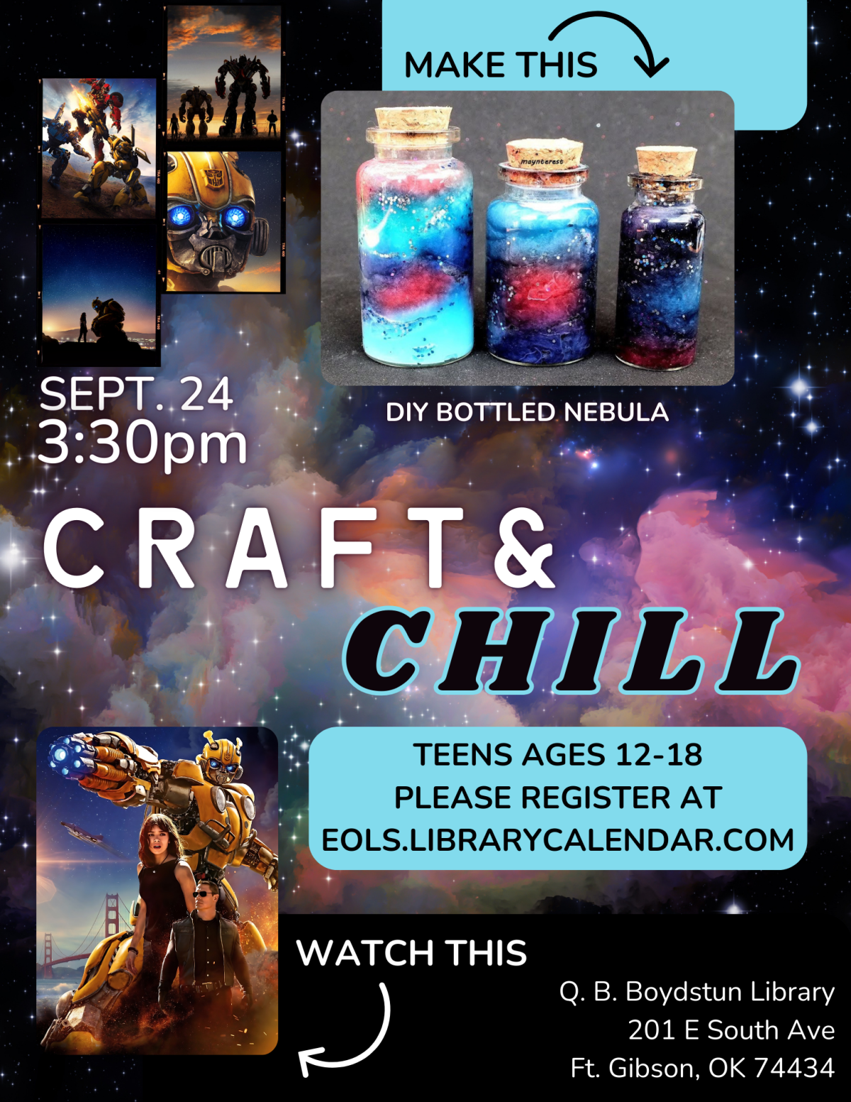 Craft & Chill Flyer