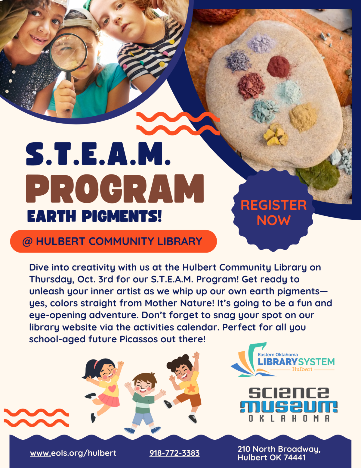 S.T.E.A.M. Flyer Earth Pigments