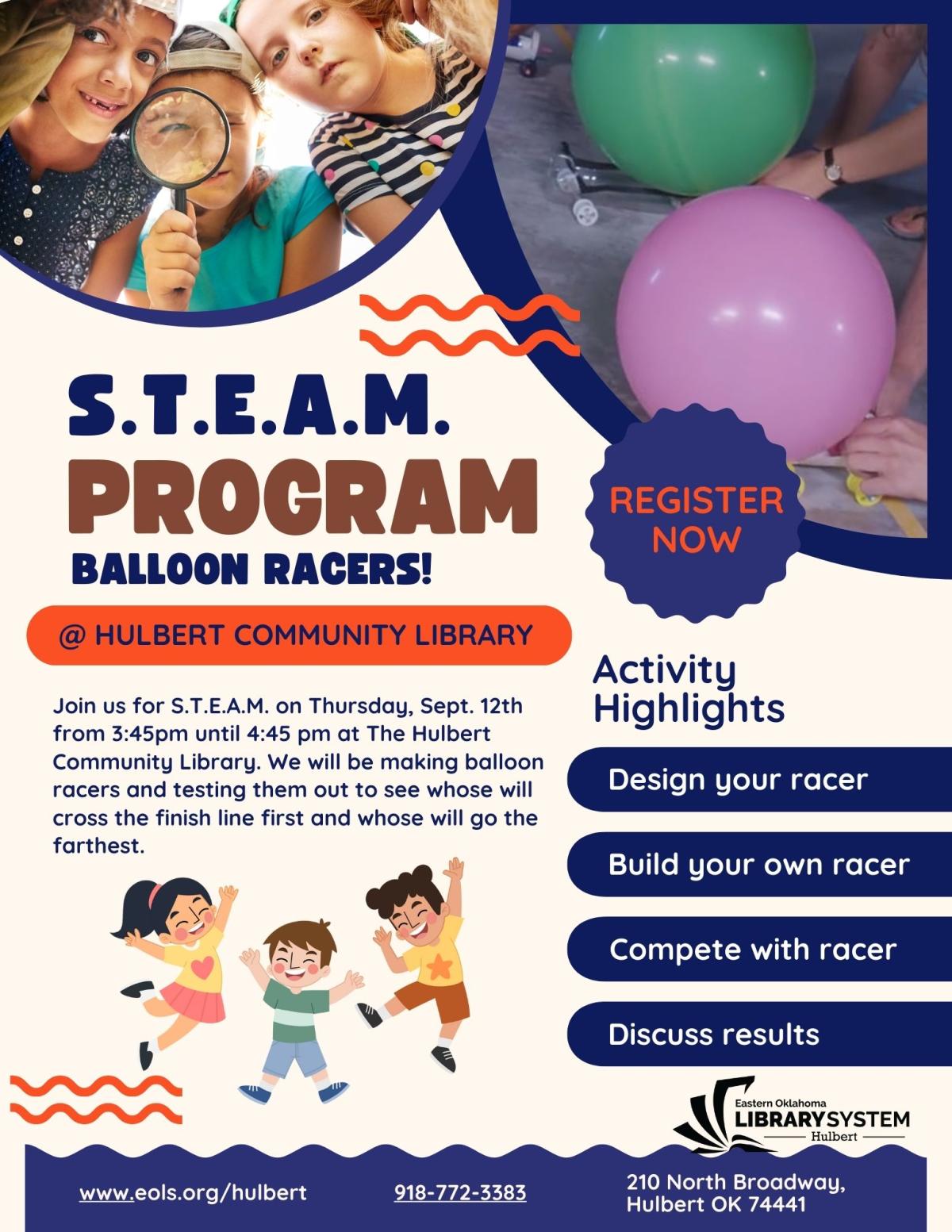 S.T.E.A.M. Flyer Balloon Racers