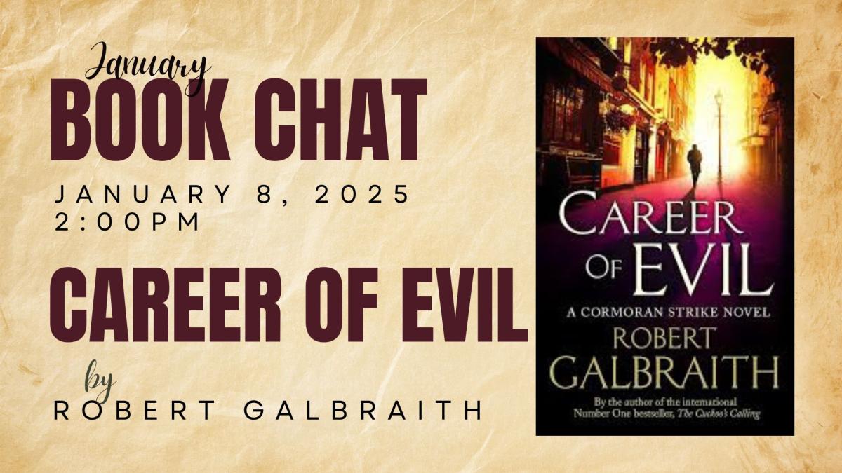 Book Chat, Career of Evil