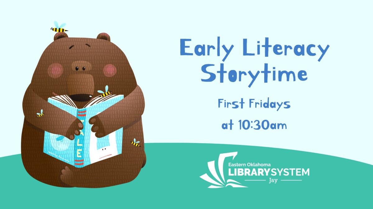 Early Literacy Storytime flyer